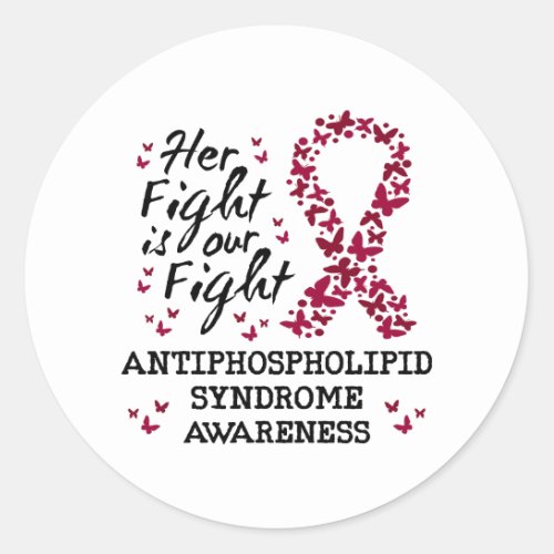 Antiphospholipid syndrome Awareness Classic Round Sticker