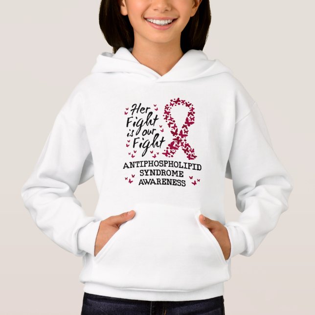 Antiphospholipid syndrome Awareness Hoodie (Front)