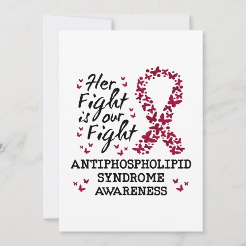 Antiphospholipid syndrome Awareness Invitation
