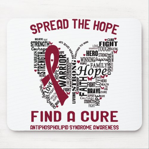 Antiphospholipid Syndrome Awareness Month Ribbon Mouse Pad