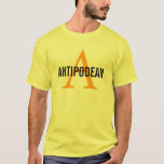 Antipodean Cat Monogram Design T-Shirt