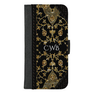 Antipolte Vintage Chic Monogram iPhone 8/7 Plus Wallet Case