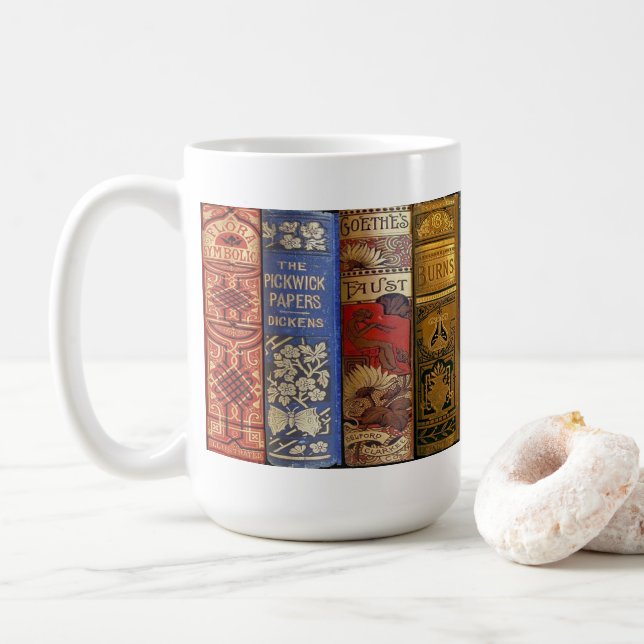 Antiquarian Book Mug (With Donut)