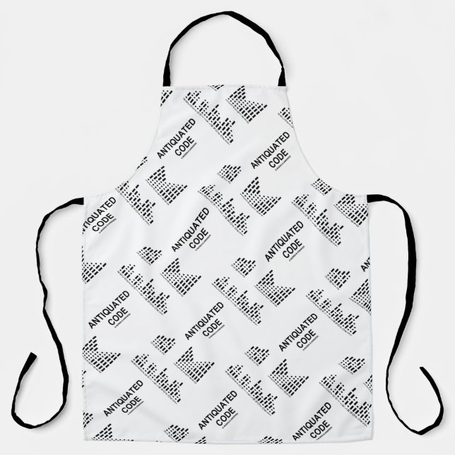 Antiquated Code International Morse Code Humor Apron (Front)