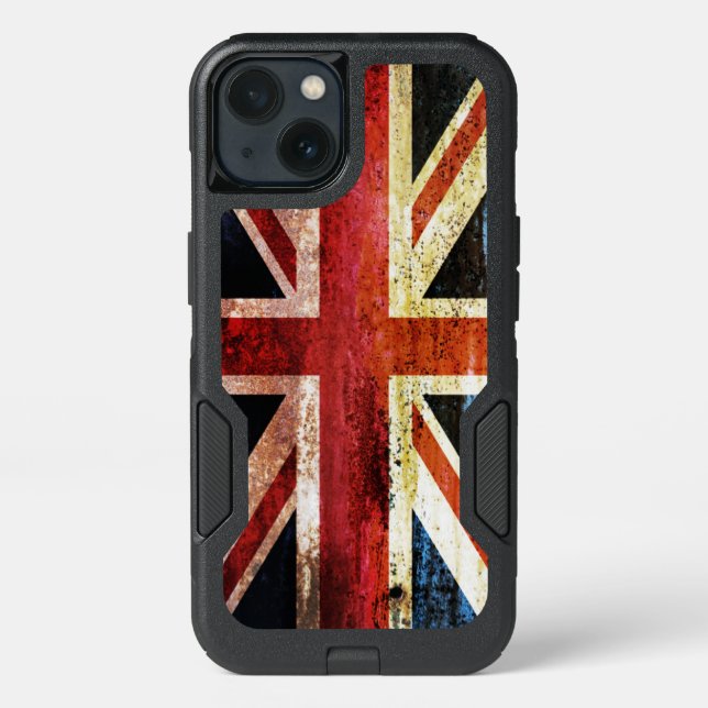 Antiquated Union Jack Otterbox iPhone Case (Back)