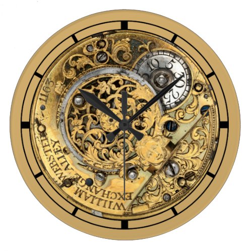 Antique 1700's Steampunk Large Clock