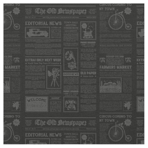 antique 1920s flapper newspaper vintage black fabric