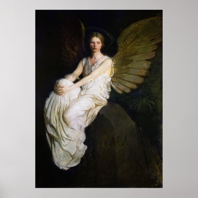  Antique Abbott Handerson Thayer Angel Painting Poster (Front)