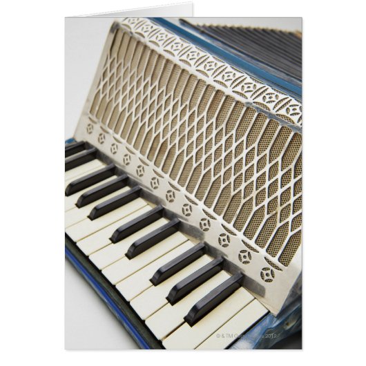 Antique Accordion Keyboard Cards (Front)
