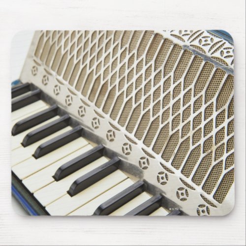 Antique Accordion Keyboard Mouse Pad