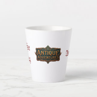 Antique Adventures Typography Art Timeless -  Latte Mug