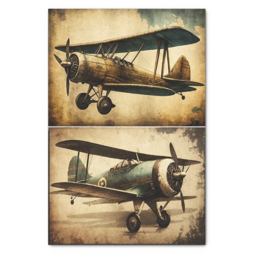 Antique Aircraft  Tissue Paper