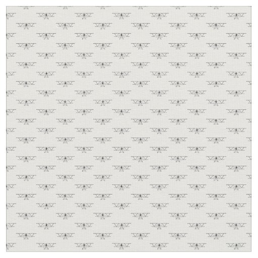 Antique Airplane Diagram Print CUSTOM BG COLOR Fabric