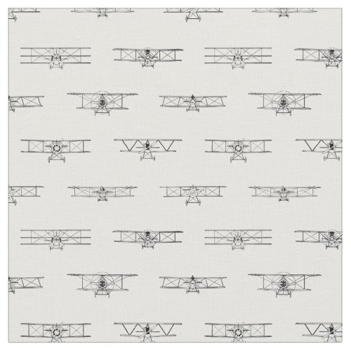 Antique Airplane Diagrams Retro Old Airplanes Fabric