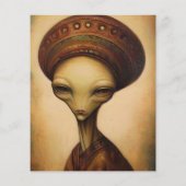 Antique Alien Portrait  (Back)