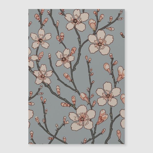 Antique Almond Blossom Art Nouveau Pattern (Front)