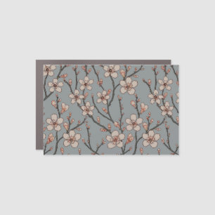 Antique Almond Blossom Art Nouveau Pattern Car Magnet