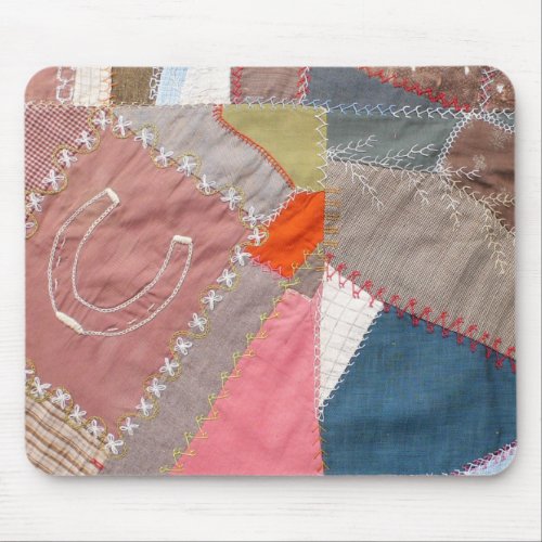 Antique American Crazy Quilt _ Quilters Mouse Pad