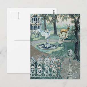 Antique American Design Victorian Estate Postcard