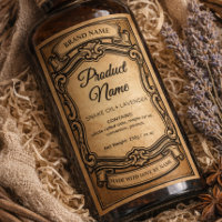 Antique apothecary labels for potion bottles
