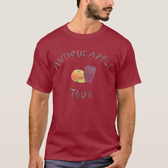 Antique Apple Tour (2 sided) T-Shirt (Front)
