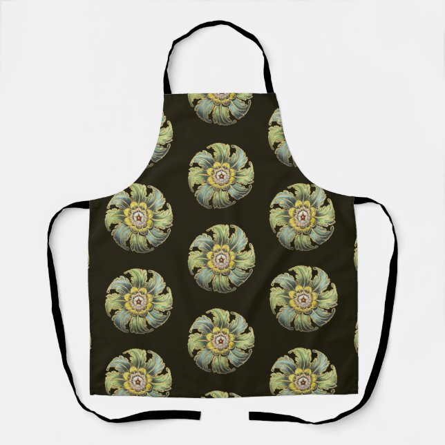 Antique Architectural Rosette No. 1 Apron (Front)