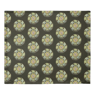 Antique Architectural Rosette No. 1 Duvet Cover