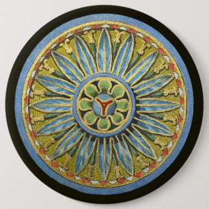 Antique Architectural Rosette No. 2 Button