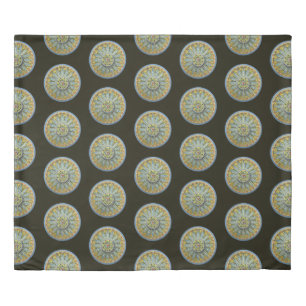 Antique Architectural Rosette No. 2 Duvet Cover