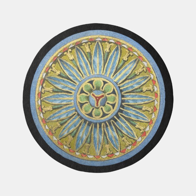 Antique Architectural Rosette No. 2 Rug (Front)