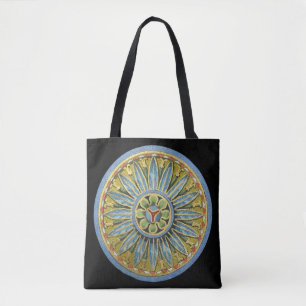Antique Architectural Rosette No. 2 Tote Bag