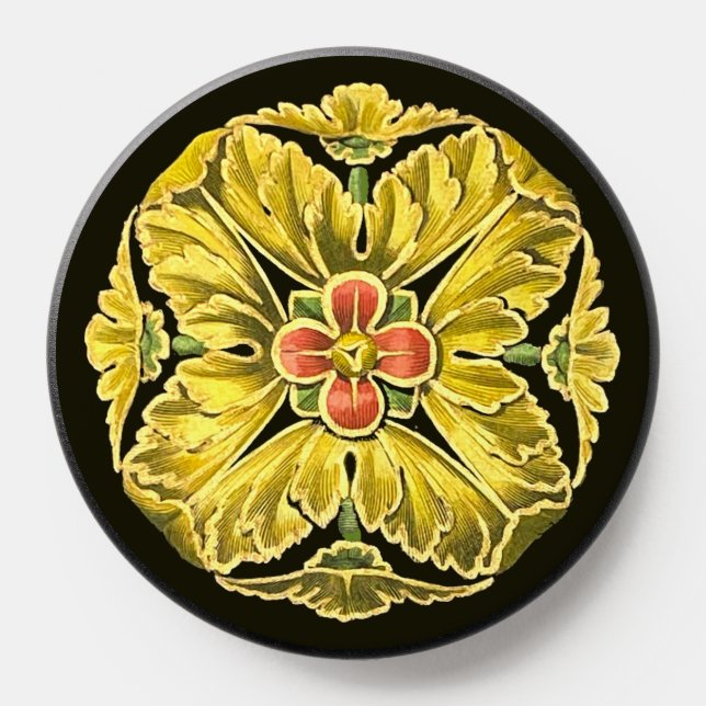Antique Architectural Rosette No. 3 PopSocket (Popsocket)