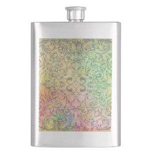 Antique ARTs Ornament Pattern for your Design Flask