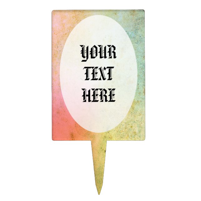 Antique ARTs Pattern for your Design Cake Topper (Front)