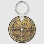 Antique Astrolabe 2 Keychain at Zazzle