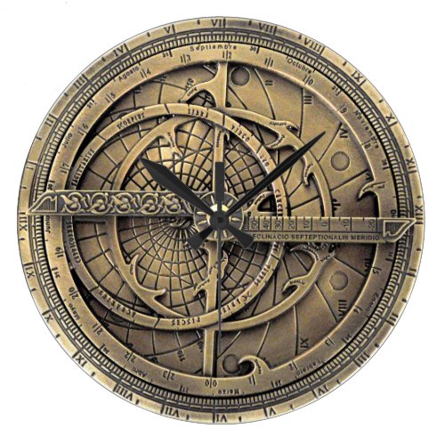 Antique Astrolabe Clock