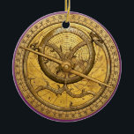 Antique Astrolabe Ornament<br><div class="desc">The Astrolabe is an ancient astronomical computer used for solving problems relating to time and the position of the Sun and stars in the sky.</div>