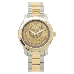 Antique Astrolabe Two-Tone Watch