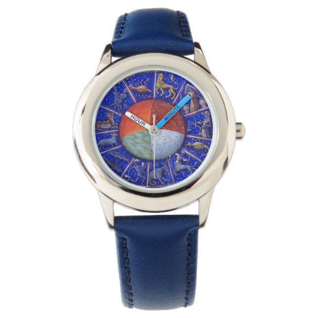 ANTIQUE ASTROLOGY,ZODIACAL SIGNS AND FOUR ELEMENTS WATCH (Front)