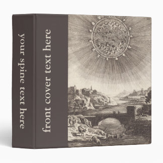 Antique Astronomy Sky with Sun by Allain Mallet Binder