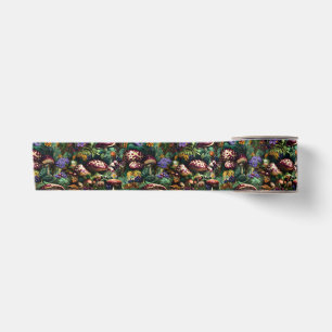 Antique Autumn Leaves and Cinnamon – Vintage Fall Satin Ribbon