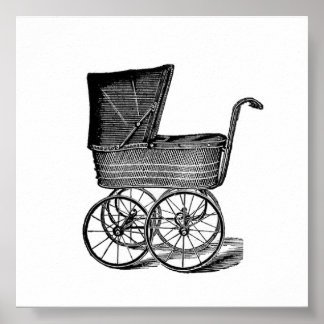 Antique Baby Carriage poster