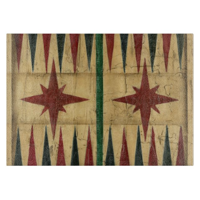 Antique Backgammon Game Board by Ethan Harper (Front)