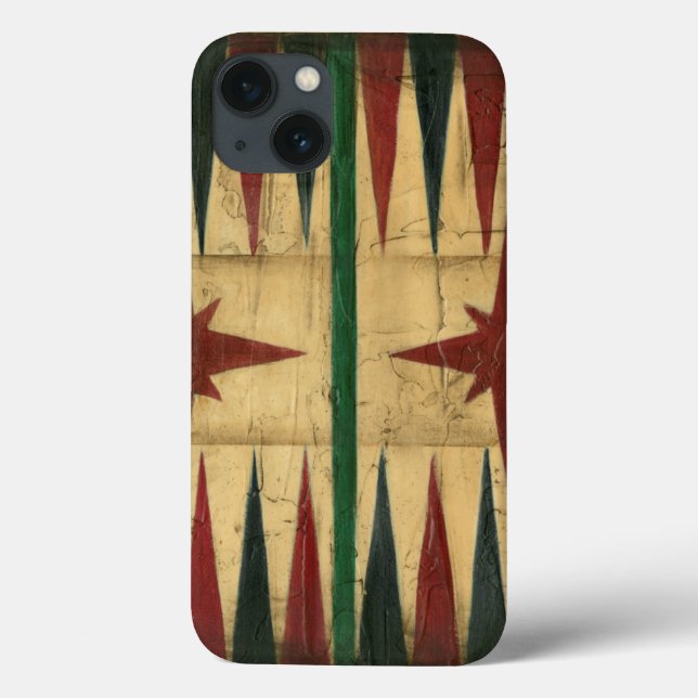 Antique Backgammon Game Board by Ethan Harper Case-Mate iPhone Case (Back)
