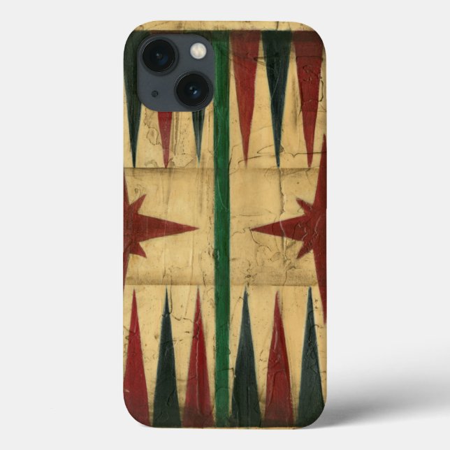 Antique Backgammon Game Board by Ethan Harper Case-Mate iPhone Case (Back)