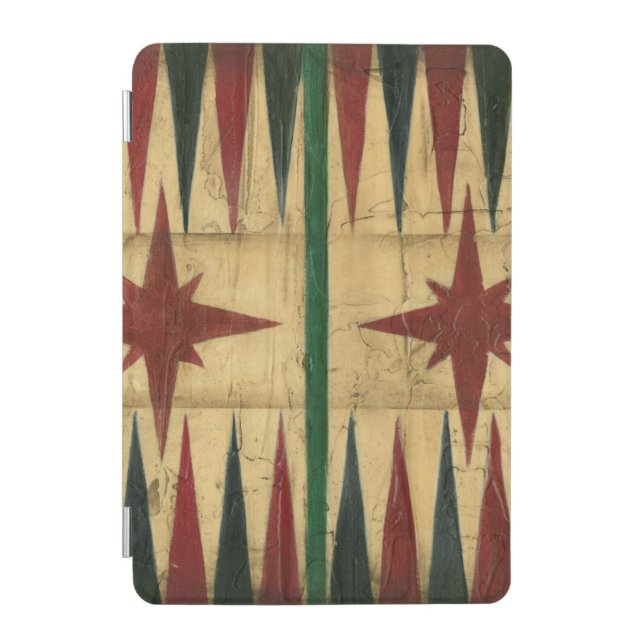 Antique Backgammon Game Board by Ethan Harper iPad Mini Cover (Front)