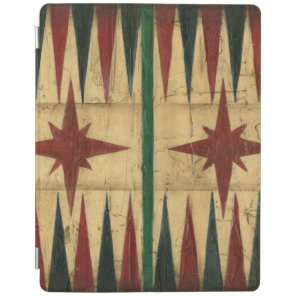 Antique Backgammon Game Board by Ethan Harper iPad Smart Cover