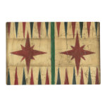 Antique Backgammon Game Board by Ethan Harper Placemat