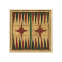 Antique Backgammon Game Board by Ethan Harper