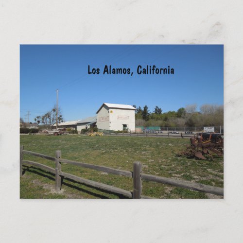 Antique Barn Los Alamos Caifornia Postcard